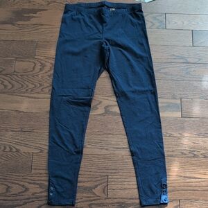 Joe Fresh Dark Blue Leggings with Button Detail